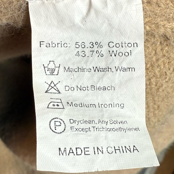 Wool Cotton Blend Forest Life Nature Sweater Womens Sz XXXL 28" PTP 30" Long - Picture 2 of 4